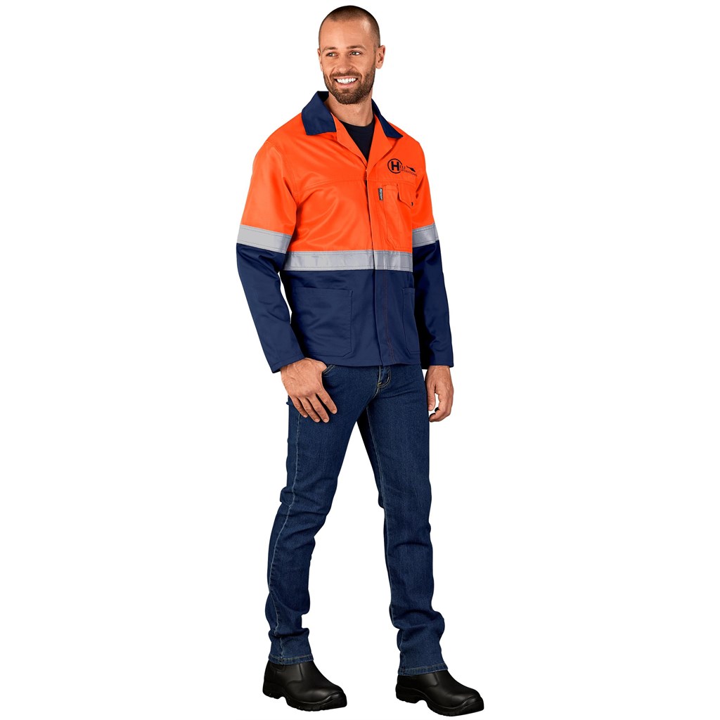 Traffic Premium Two-Tone Hi-Viz Reflective Jacket - Image 11