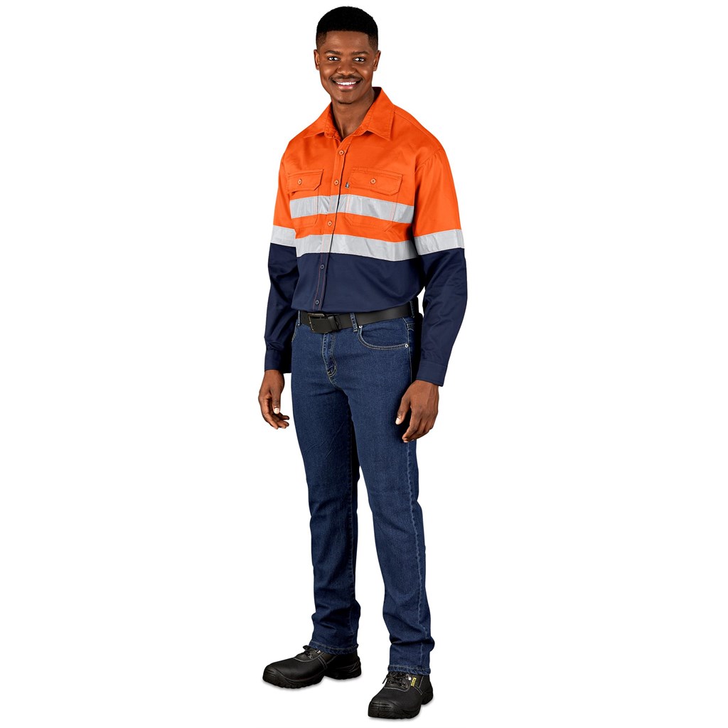 Access Vented Two-Tone Reflective Work Shirt - Image 3