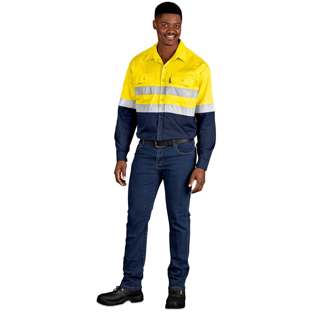 Access Vented Two-Tone Reflective Work Shirt - Image 4