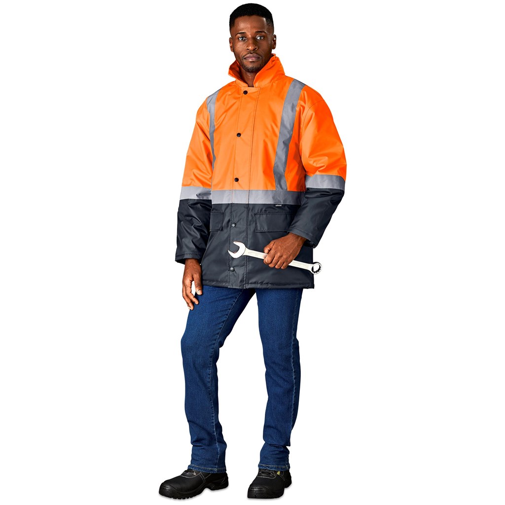 Hazard Padded Two-Tone Hi-Viz Reflective Jacket - Image 3