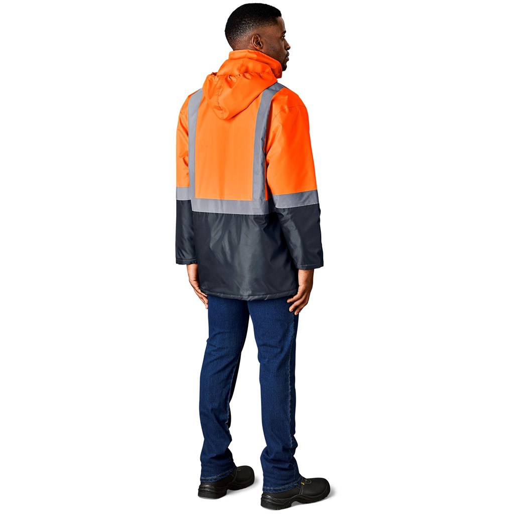 Hazard Padded Two-Tone Hi-Viz Reflective Jacket - Image 21