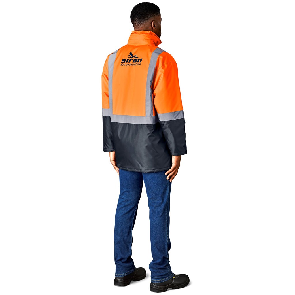 Hazard Padded Two-Tone Hi-Viz Reflective Jacket - Image 8