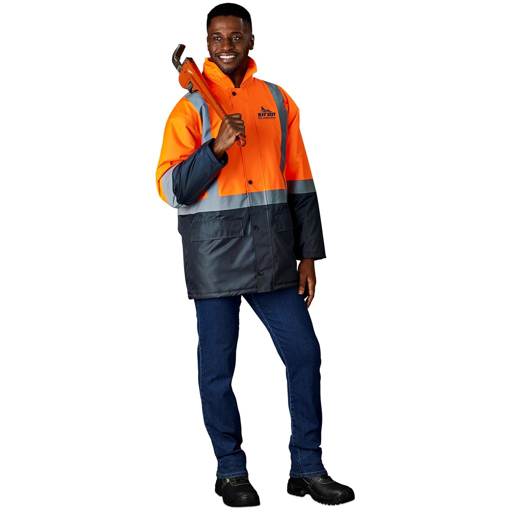 Hazard Padded Two-Tone Hi-Viz Reflective Jacket - Image 2