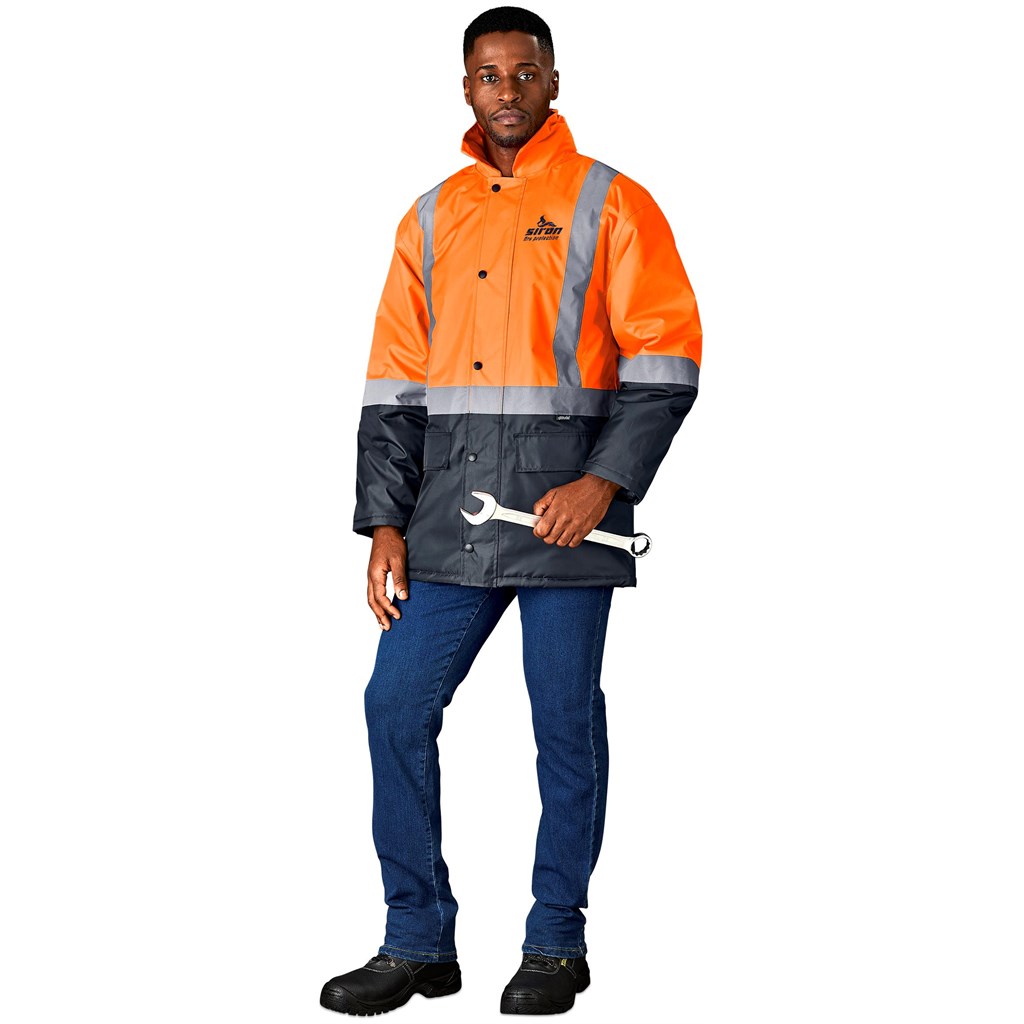 Hazard Padded Two-Tone Hi-Viz Reflective Jacket - Image 9