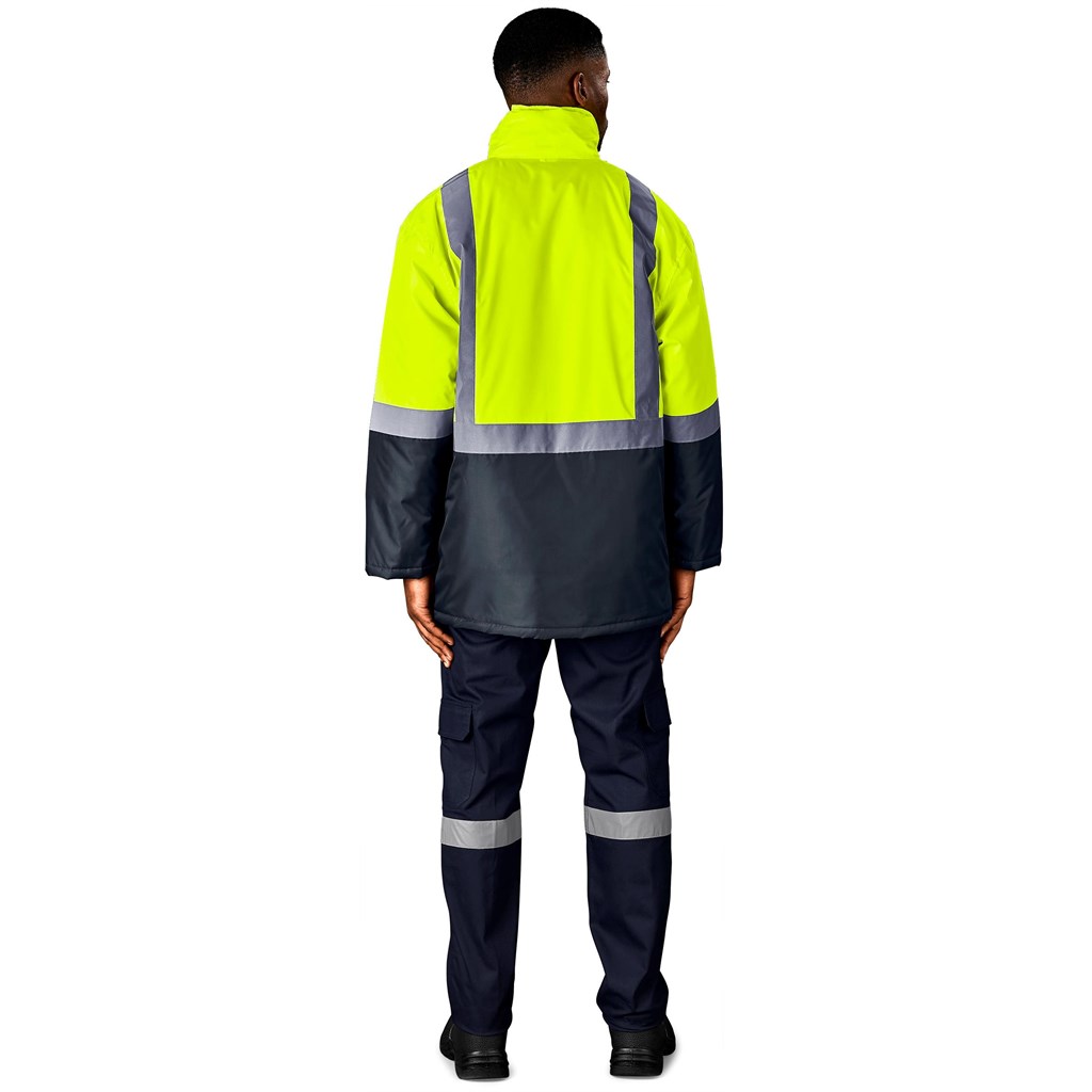 Hazard Padded Two-Tone Hi-Viz Reflective Jacket - Image 23