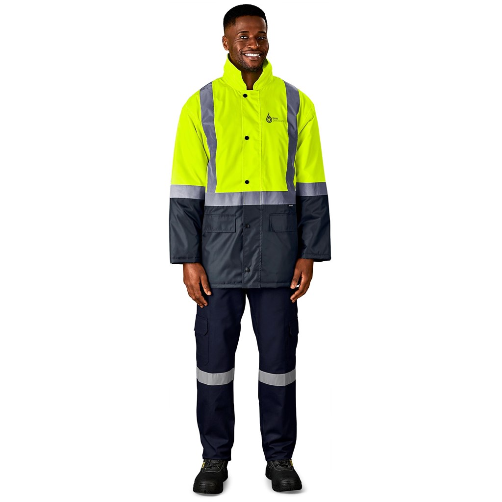 Hazard Padded Two-Tone Hi-Viz Reflective Jacket - Image 7