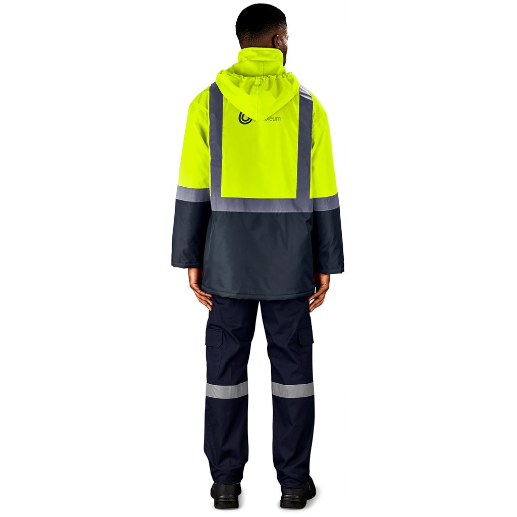 Hazard Padded Two-Tone Hi-Viz Reflective Jacket - Image 18