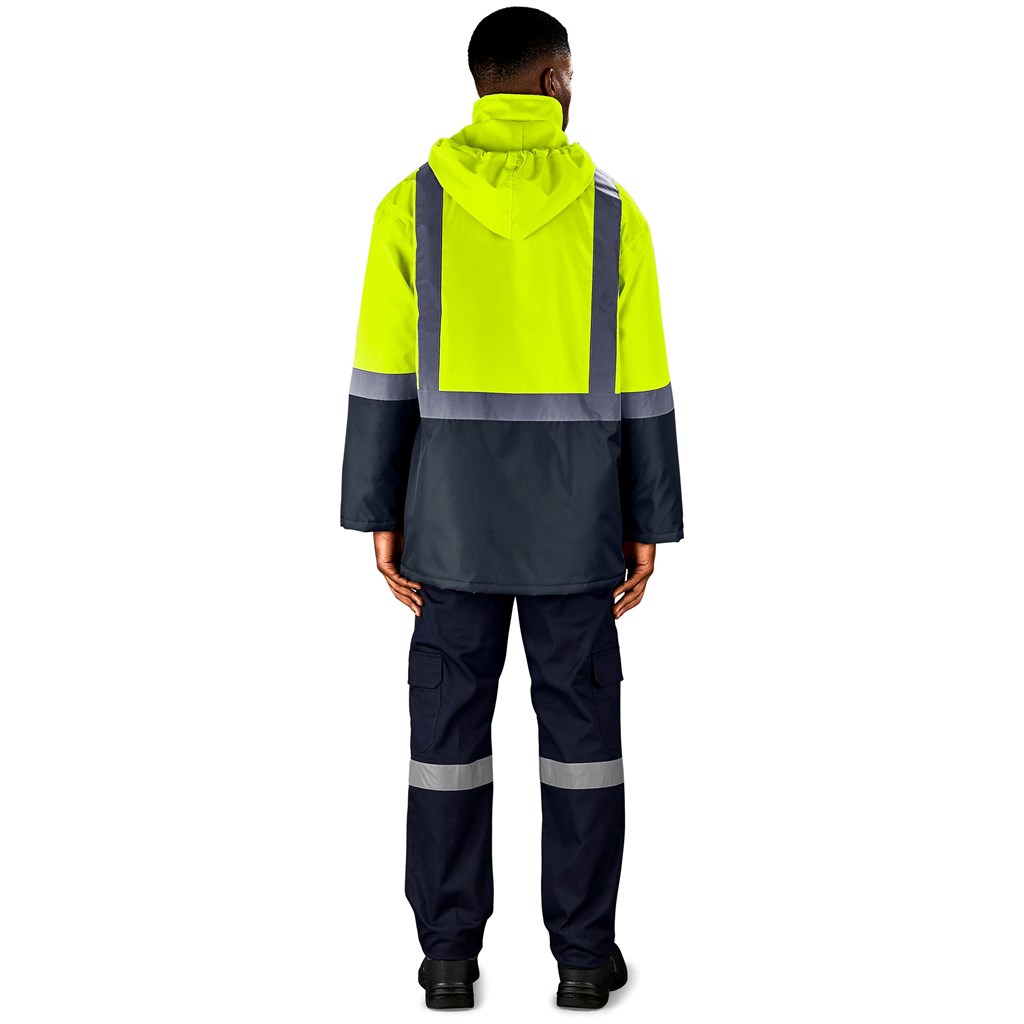 Hazard Padded Two-Tone Hi-Viz Reflective Jacket - Image 12