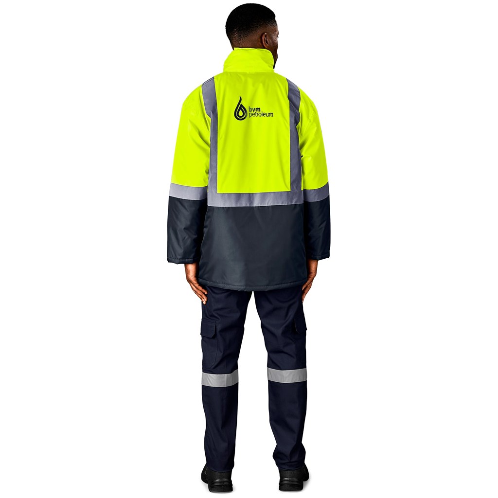 Hazard Padded Two-Tone Hi-Viz Reflective Jacket - Image 13