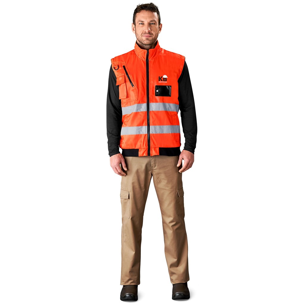 Techno Padded Hi-Viz Reflective Bunny Jacket - Image 6
