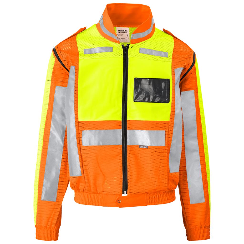 Metro Two-Tone Hi-Viz Reflective Zip-Off Jacket - Image 2