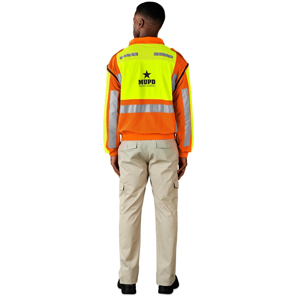 Metro Two-Tone Hi-Viz Reflective Zip-Off Jacket - Image 14