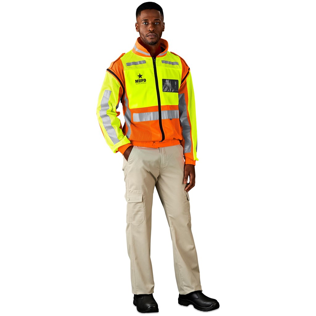 Metro Two-Tone Hi-Viz Reflective Zip-Off Jacket - Image 19