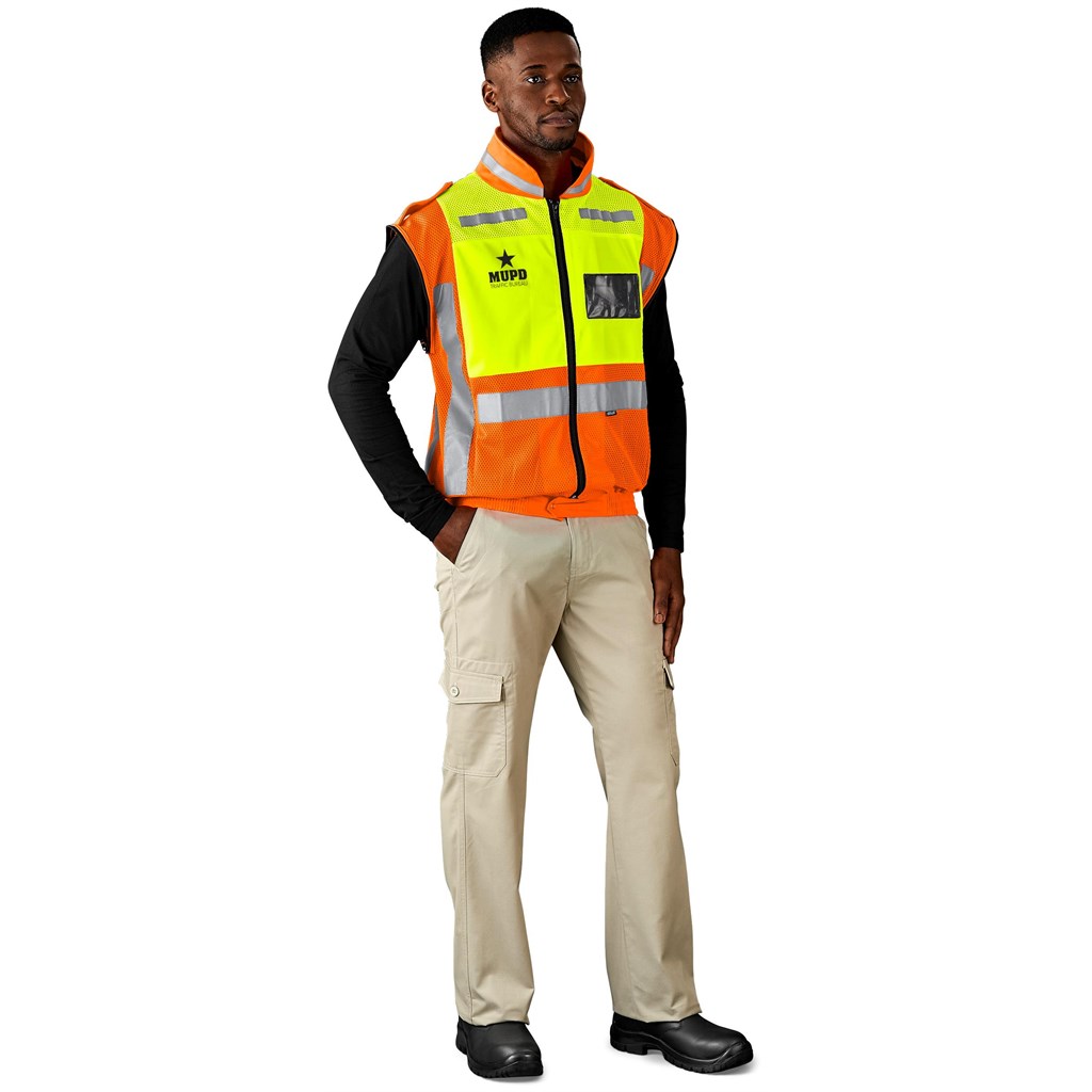 Metro Two-Tone Hi-Viz Reflective Zip-Off Jacket - Image 10