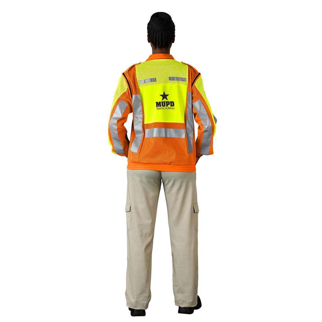 Metro Two-Tone Hi-Viz Reflective Zip-Off Jacket - Image 7