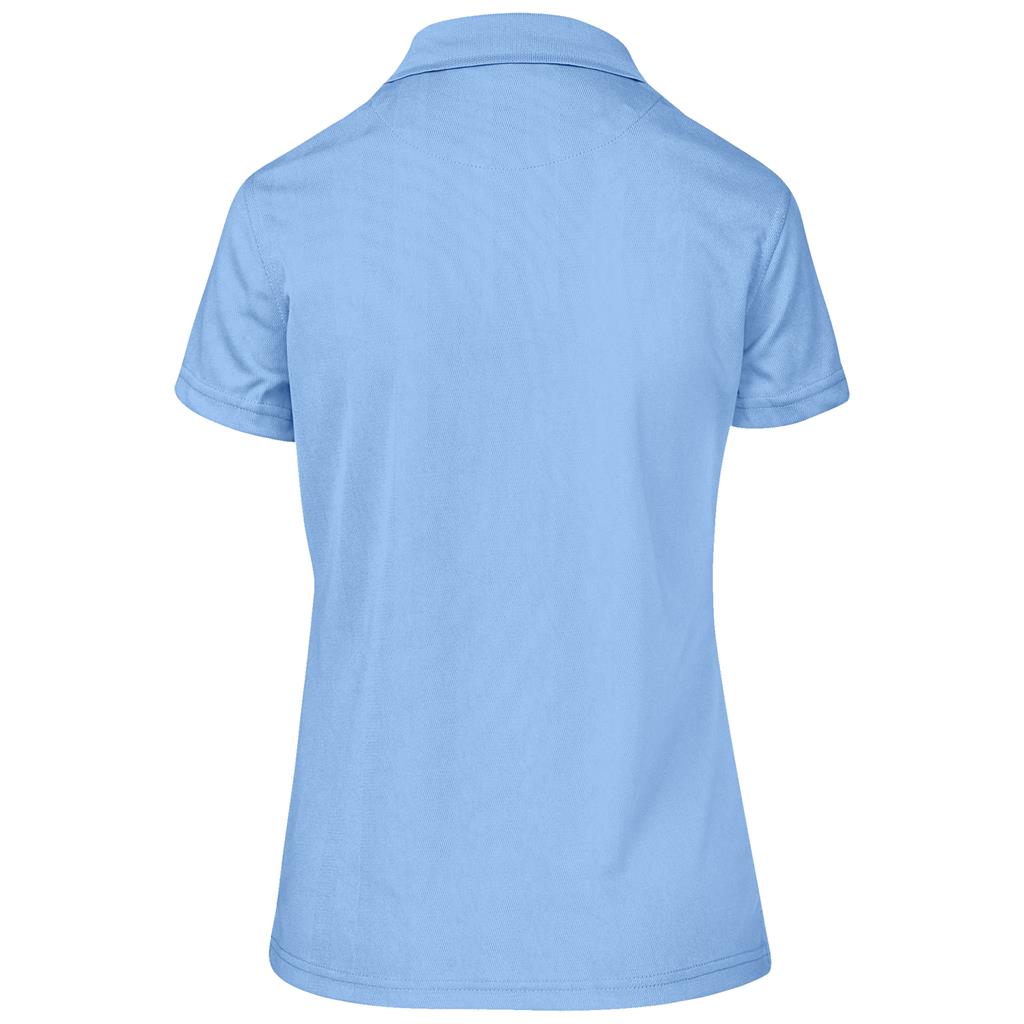 Ladies Distinct Golf Shirt - Sky Blue - Image 2