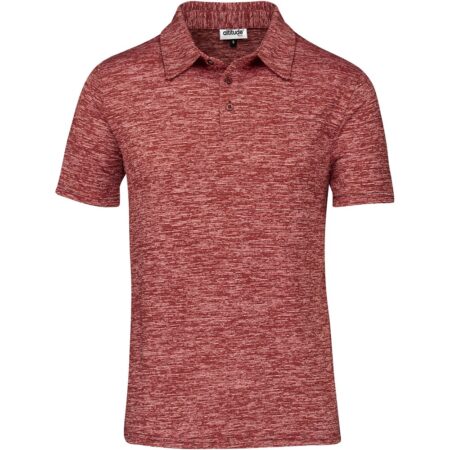 Mens Echo Golf Shirt - Red