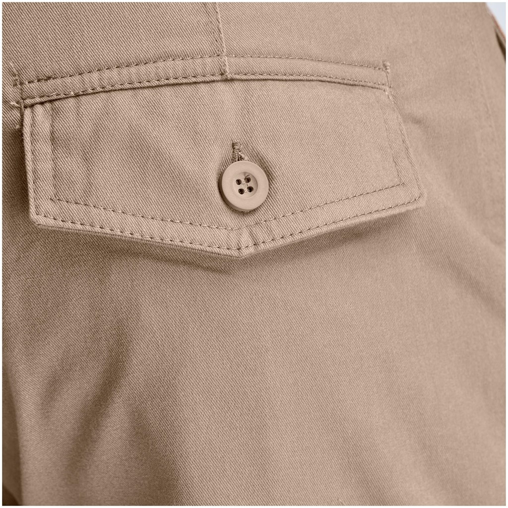 Mens Cargo Pants - Natural - Image 2