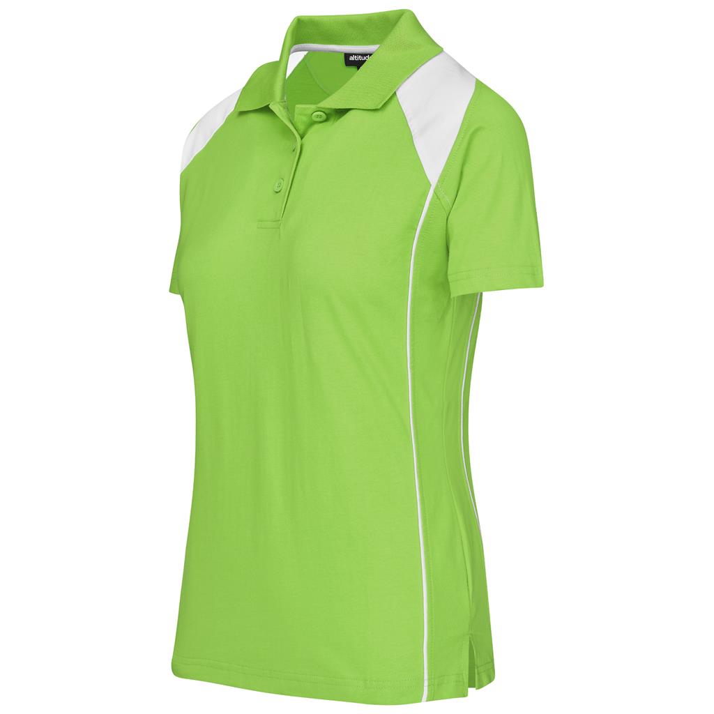 Ladies Infinity Golf Shirt - Lime - Image 2