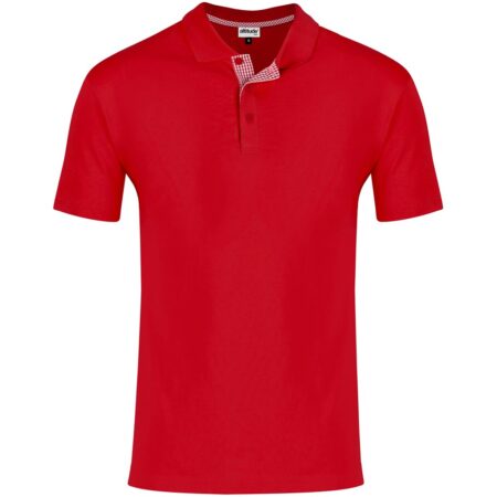 Mens New York Golf Shirt - Red