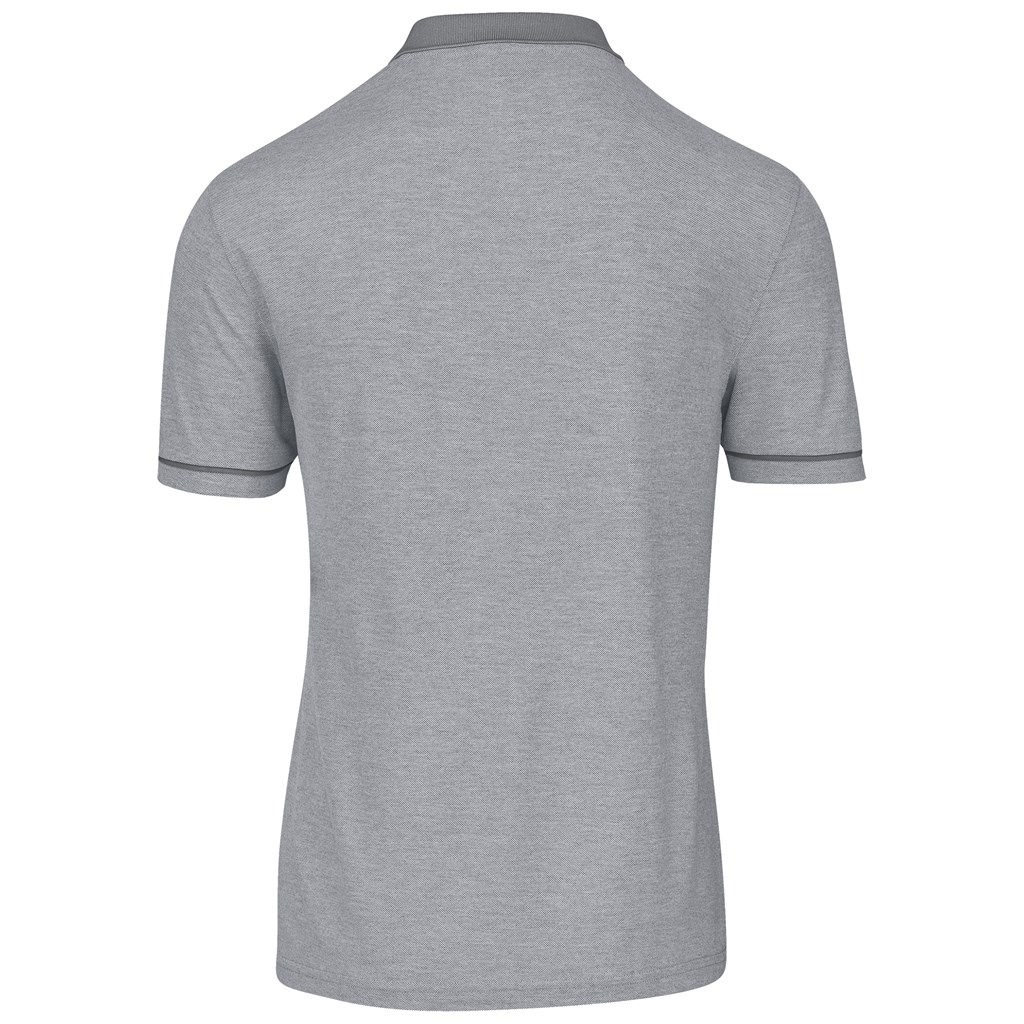 Mens Verge Golf Shirt - Light Grey - Image 3