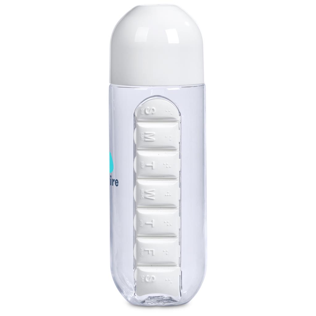 Altitude Vita-Stream Pill Box Plastic Water Bottle - 600ml - Image 22