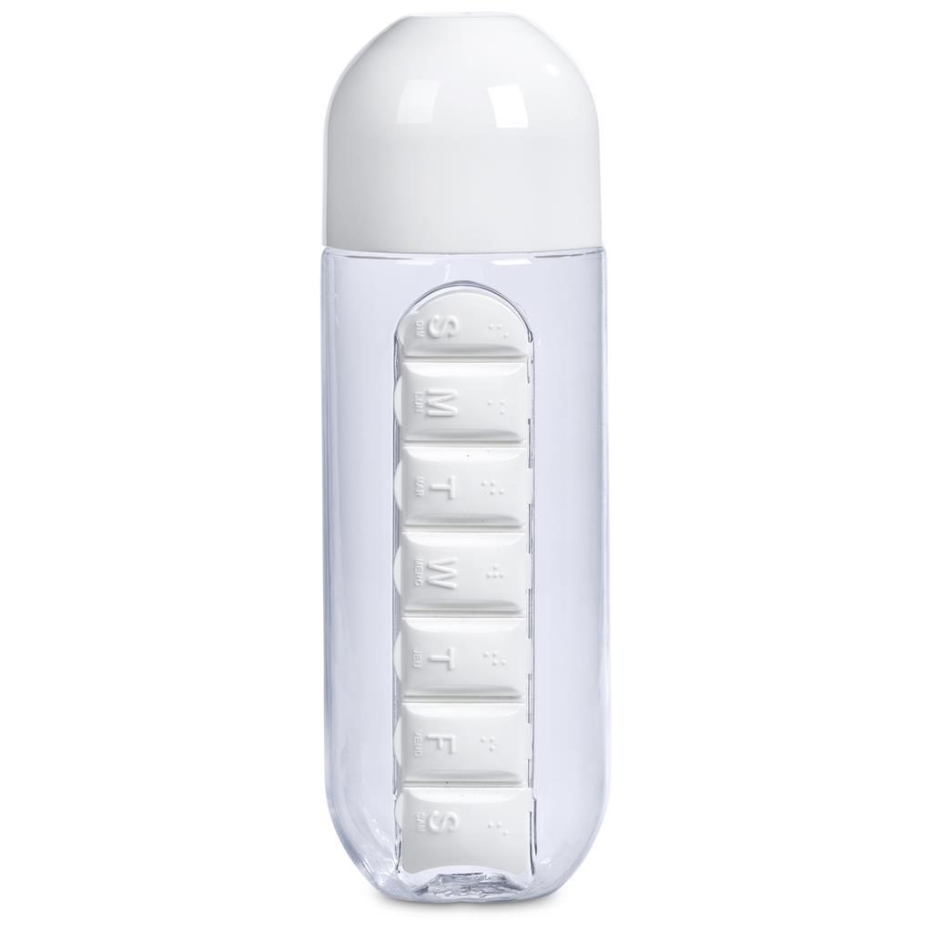 Altitude Vita-Stream Pill Box Plastic Water Bottle - 600ml - Image 6