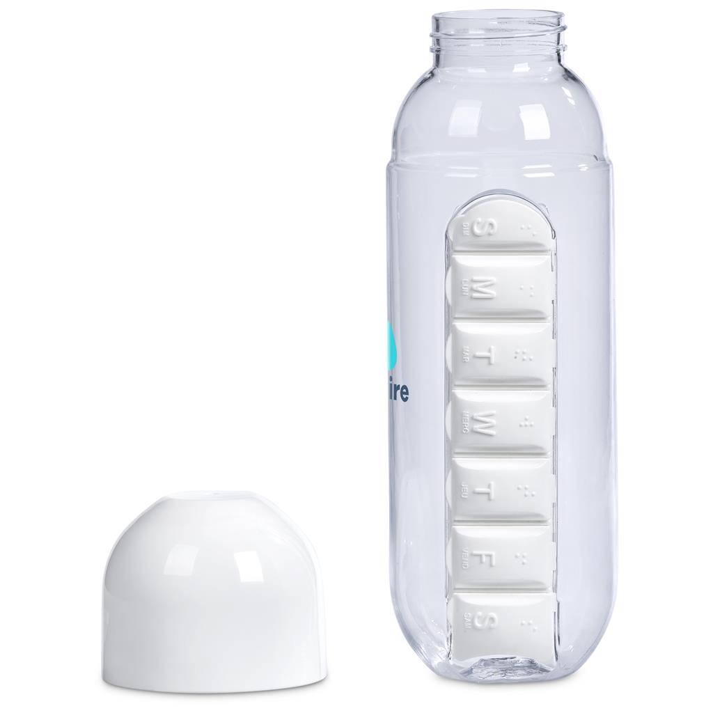 Altitude Vita-Stream Pill Box Plastic Water Bottle - 600ml - Image 13