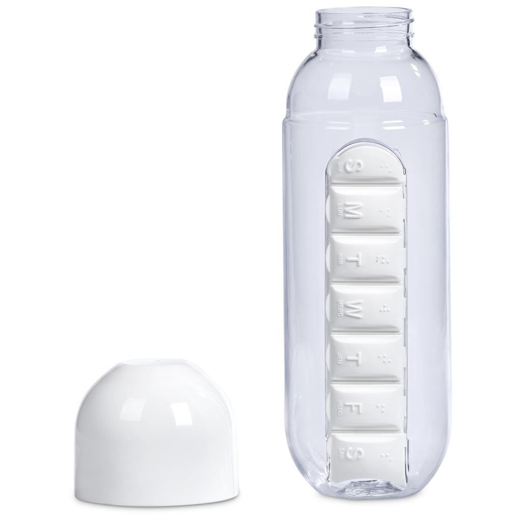 Altitude Vita-Stream Pill Box Plastic Water Bottle - 600ml - Image 7