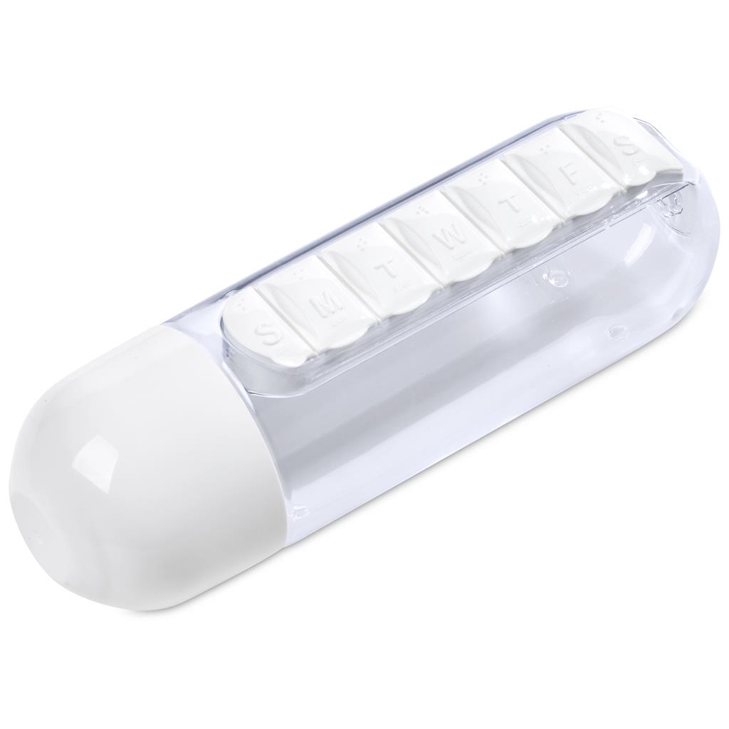 Altitude Vita-Stream Pill Box Plastic Water Bottle - 600ml - Image 16