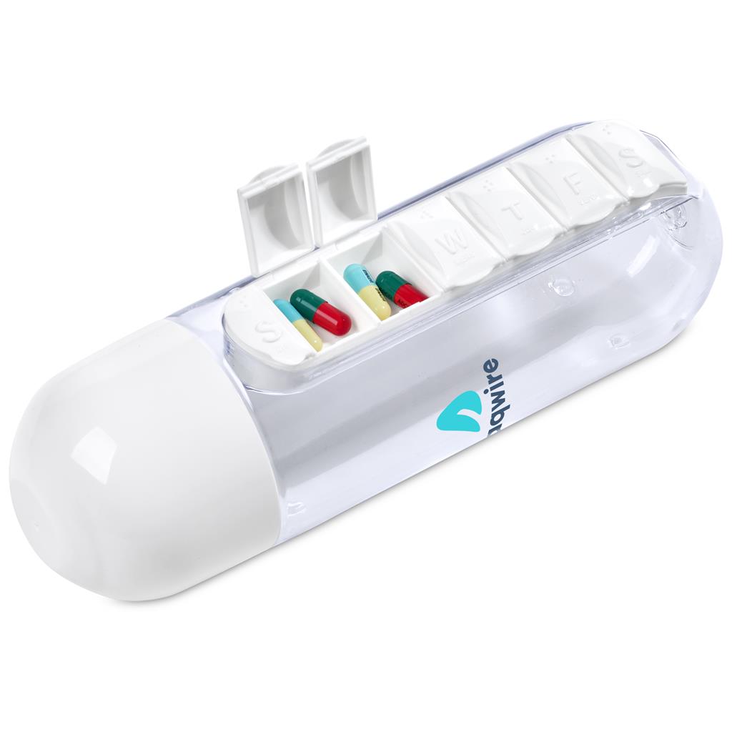 Altitude Vita-Stream Pill Box Plastic Water Bottle - 600ml - Image 17