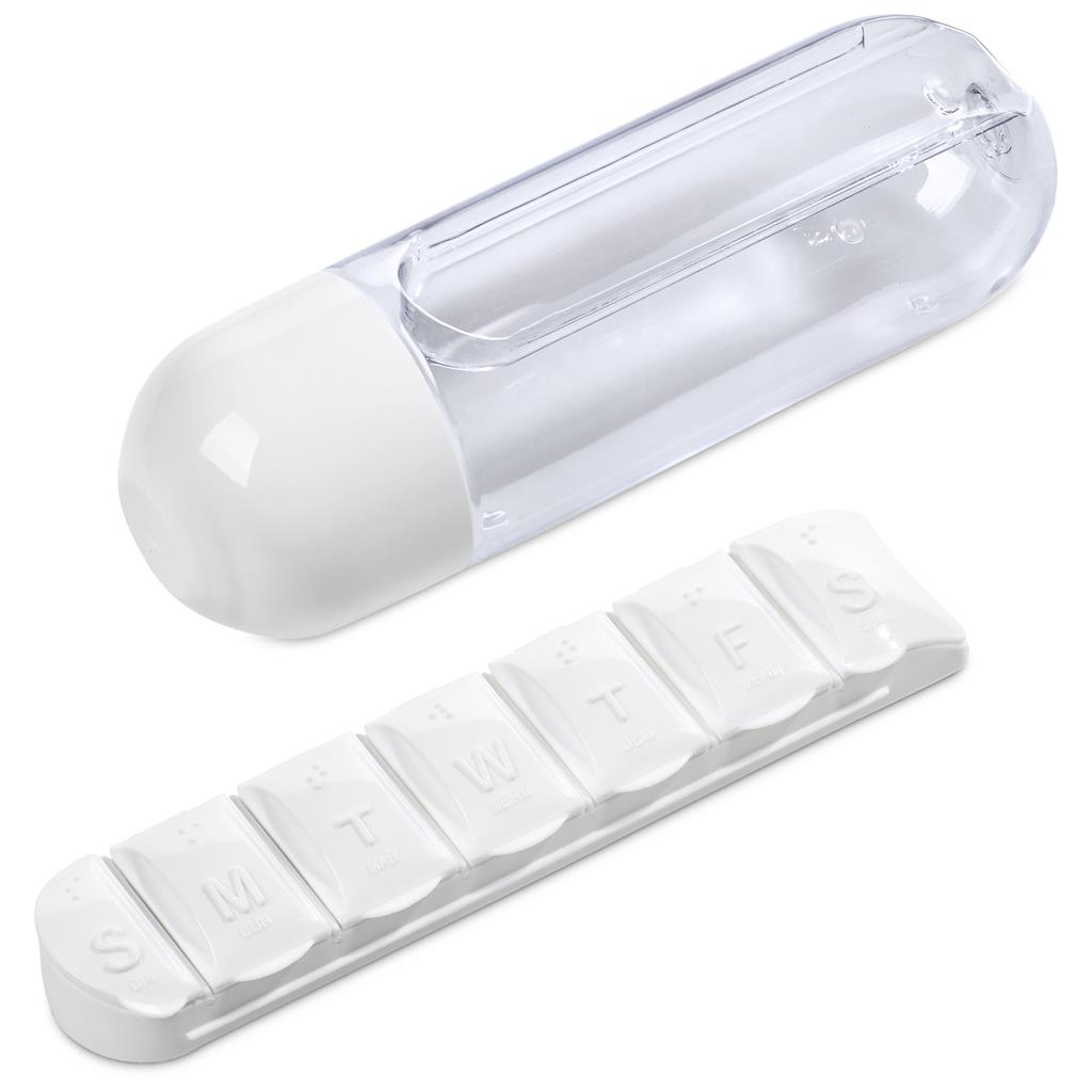 Altitude Vita-Stream Pill Box Plastic Water Bottle - 600ml - Image 15