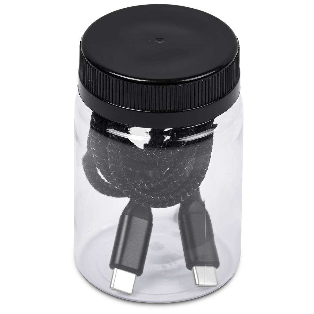 Altitude Nitty Fast Charge Type-C to Type-C Charging Cable in Jar - Image 6