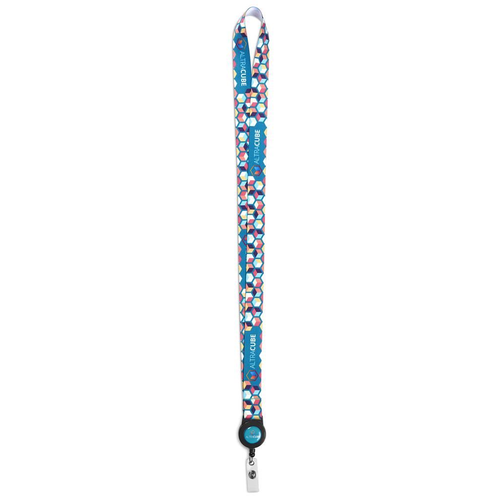 Altitude Badge Reel Single-Sided Sublimated Satin Lanyard - Image 6