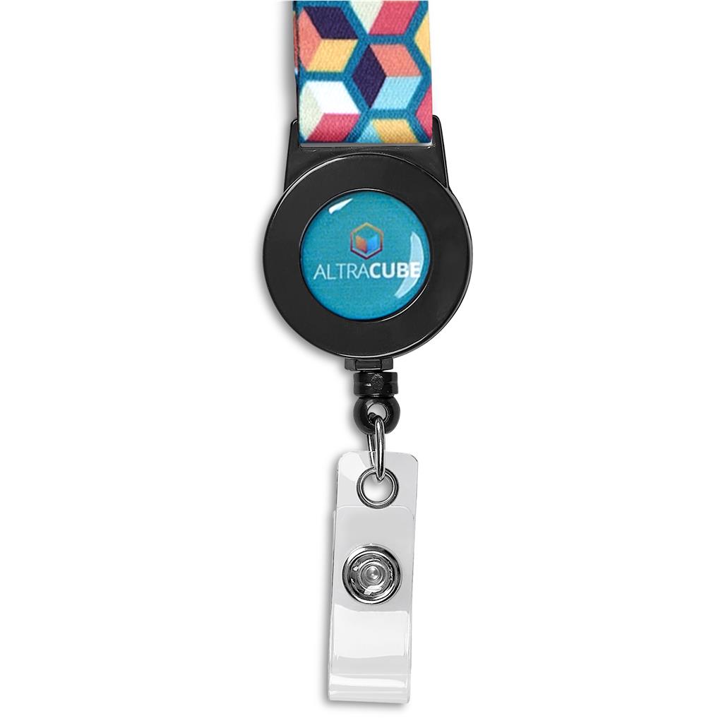 Altitude Badge Reel Single-Sided Sublimated Satin Lanyard - Image 7