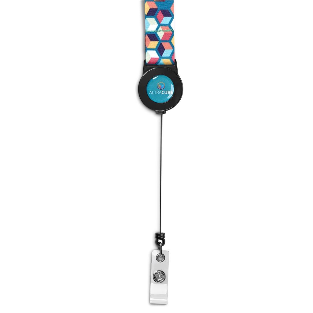 Altitude Badge Reel Single-Sided Sublimated Satin Lanyard - Image 4