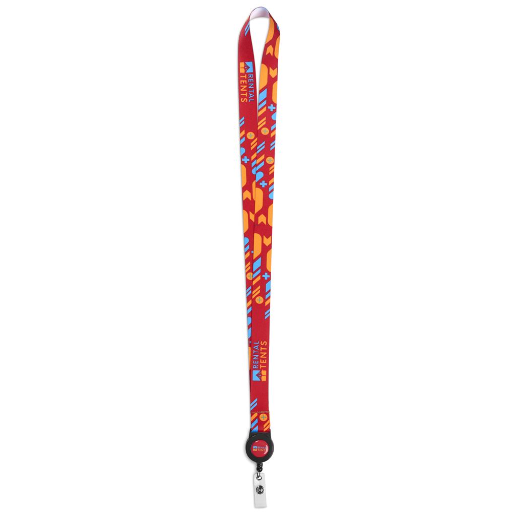 Altitude Badge Reel Single-Sided Sublimated Satin Lanyard - Image 10
