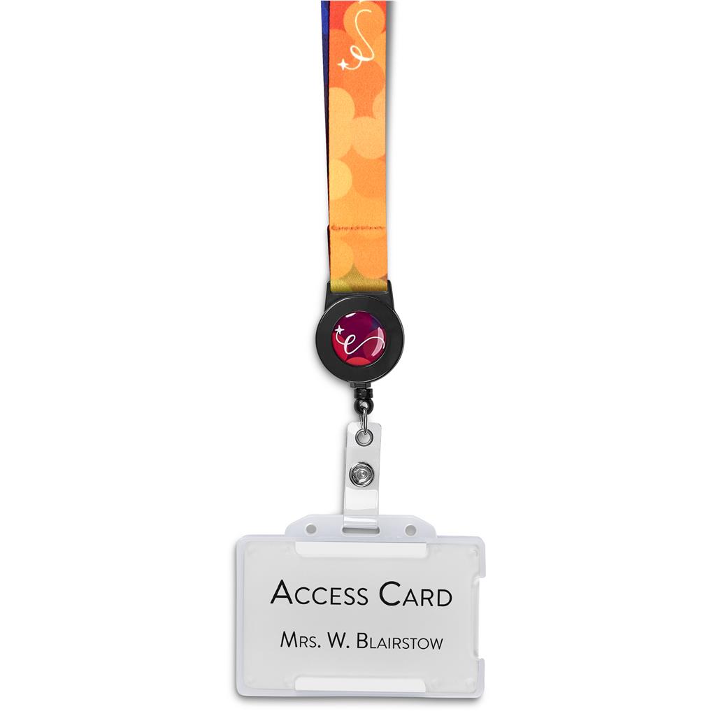 Altitude Badge Reel Double-Sided Sublimated Satin Lanyard - Image 2