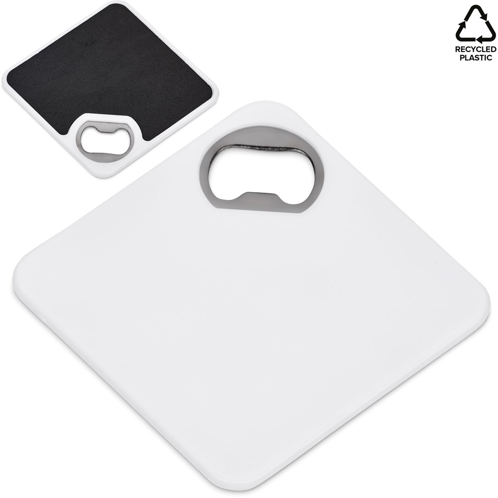 Altitude Sela Recycled Plastic Bottle Opener Coaster - Image 5