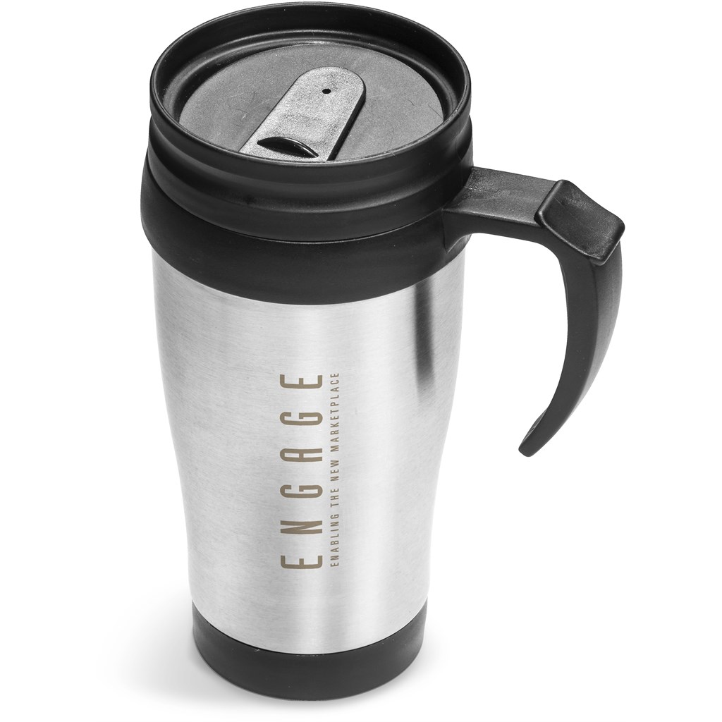 Altitude Arabica Stainless Steel & Plastic Double-Wall Mug - 450ml - Image 2