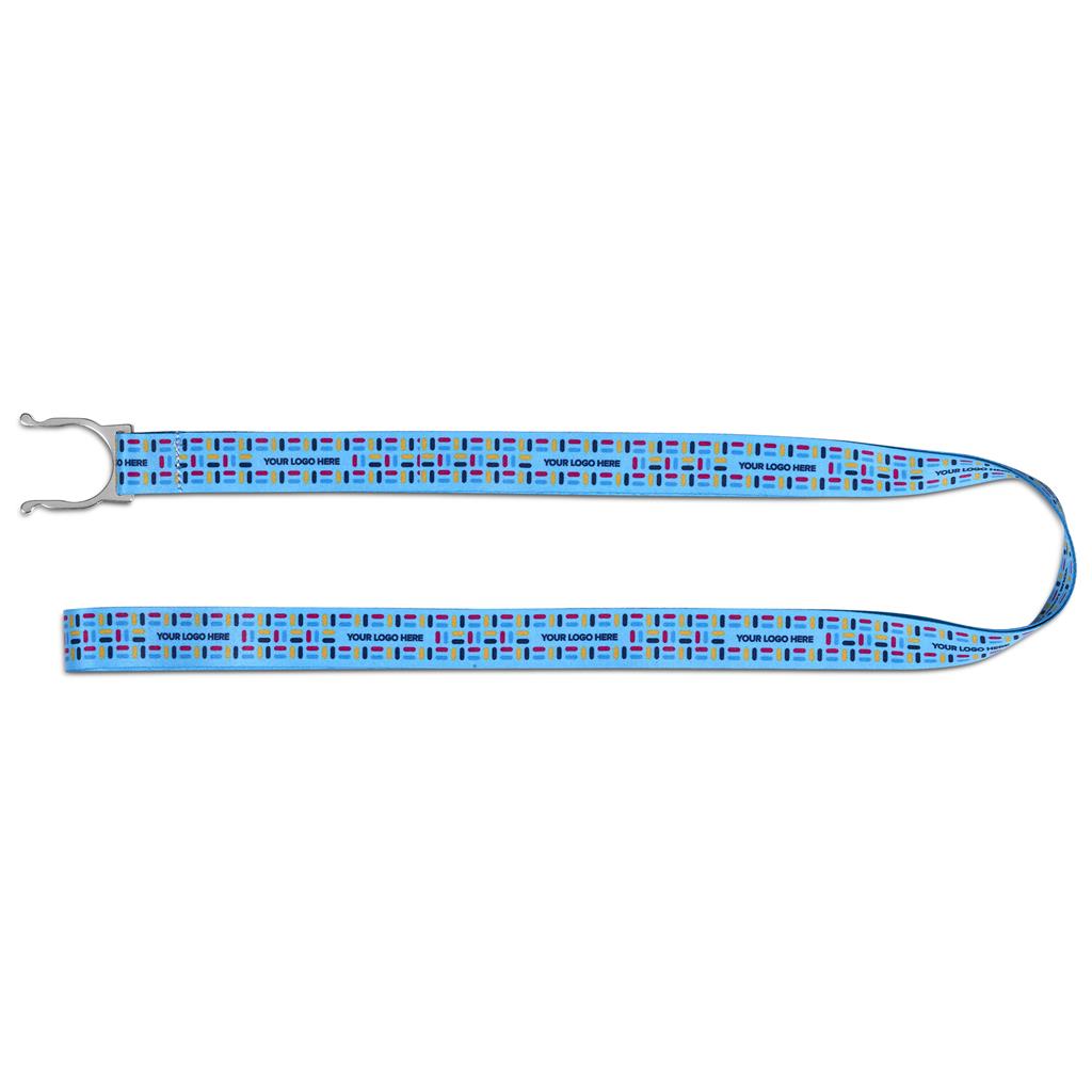 Altitude Aqua Double-Sided Crossbody Bottle Lanyard - Sample - Image 2