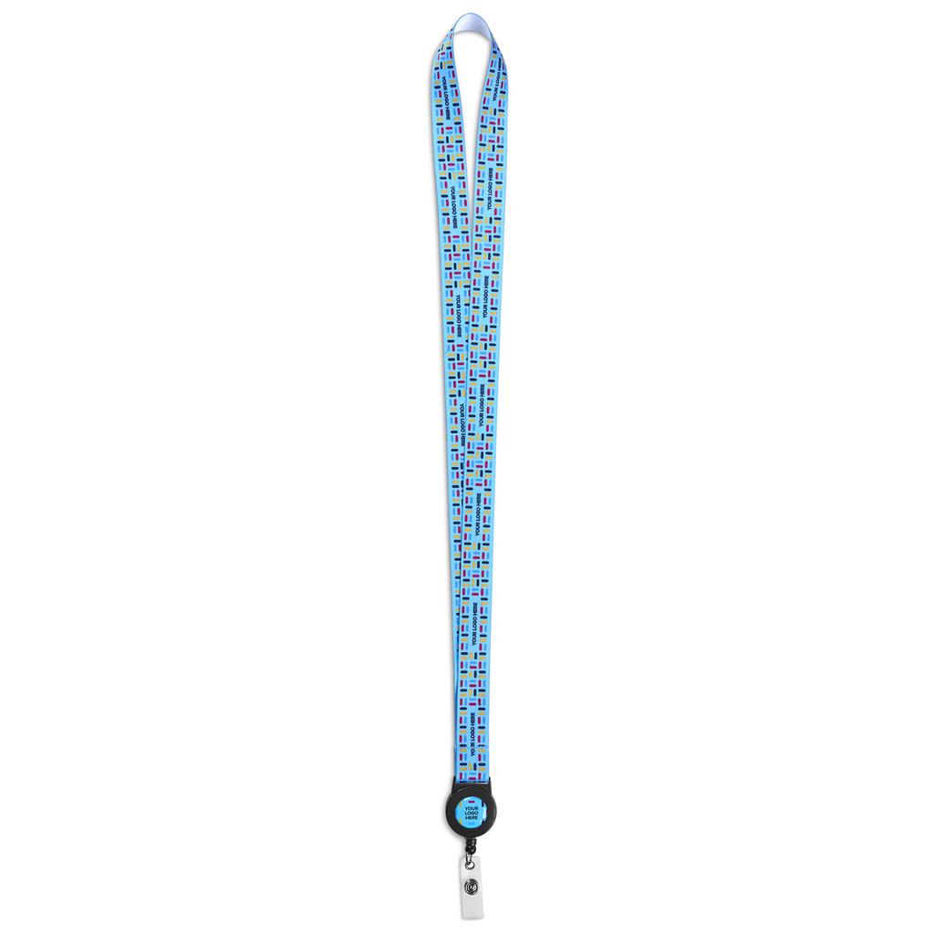 Altitude Sample Retractable Badge Reel Single-Sided Sublimation Satin Lanyard - Image 4