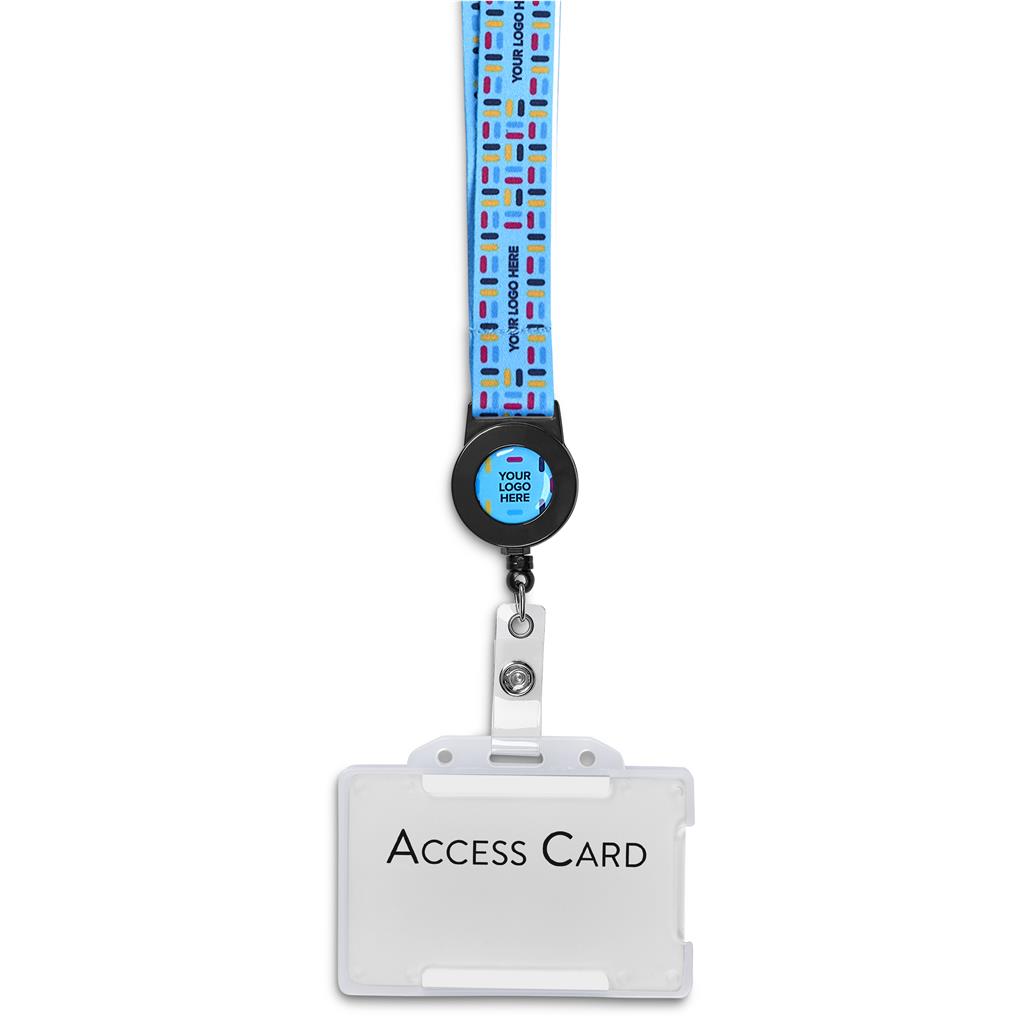 Altitude Sample Retractable Badge Reel Single-Sided Sublimation Satin Lanyard - Image 5