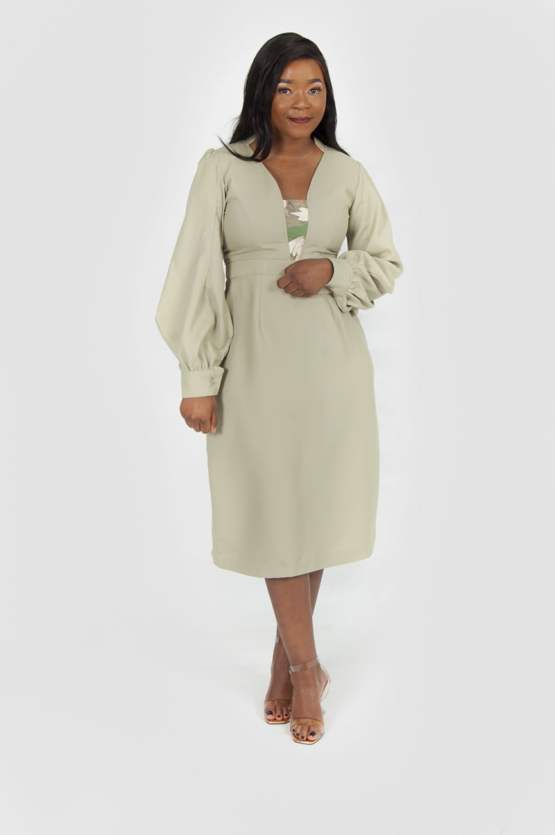 Yvert Sage Dress